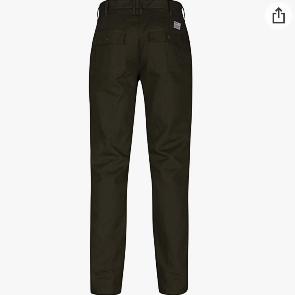 Hurley Men's Sunday Slim Fit Pants Button Fly Olive Green A09721 $80 Size 32 - Picture 13 of 14